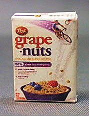 Dollhouse Miniature Post Grape Nuts